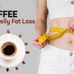 A steaming cup of black coffee known to help with belly fat loss and boost metabolism.